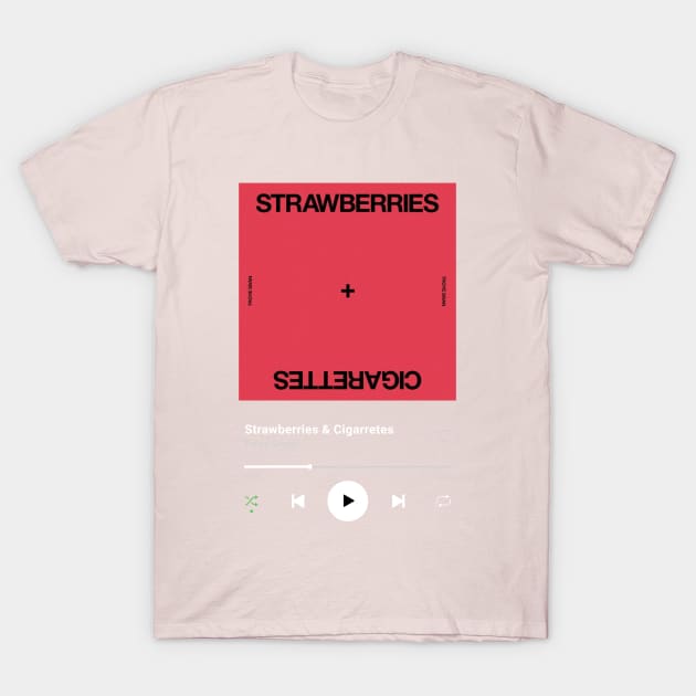 Strawberries & Cigarretes Troye Sivan T-Shirt by Jung Style